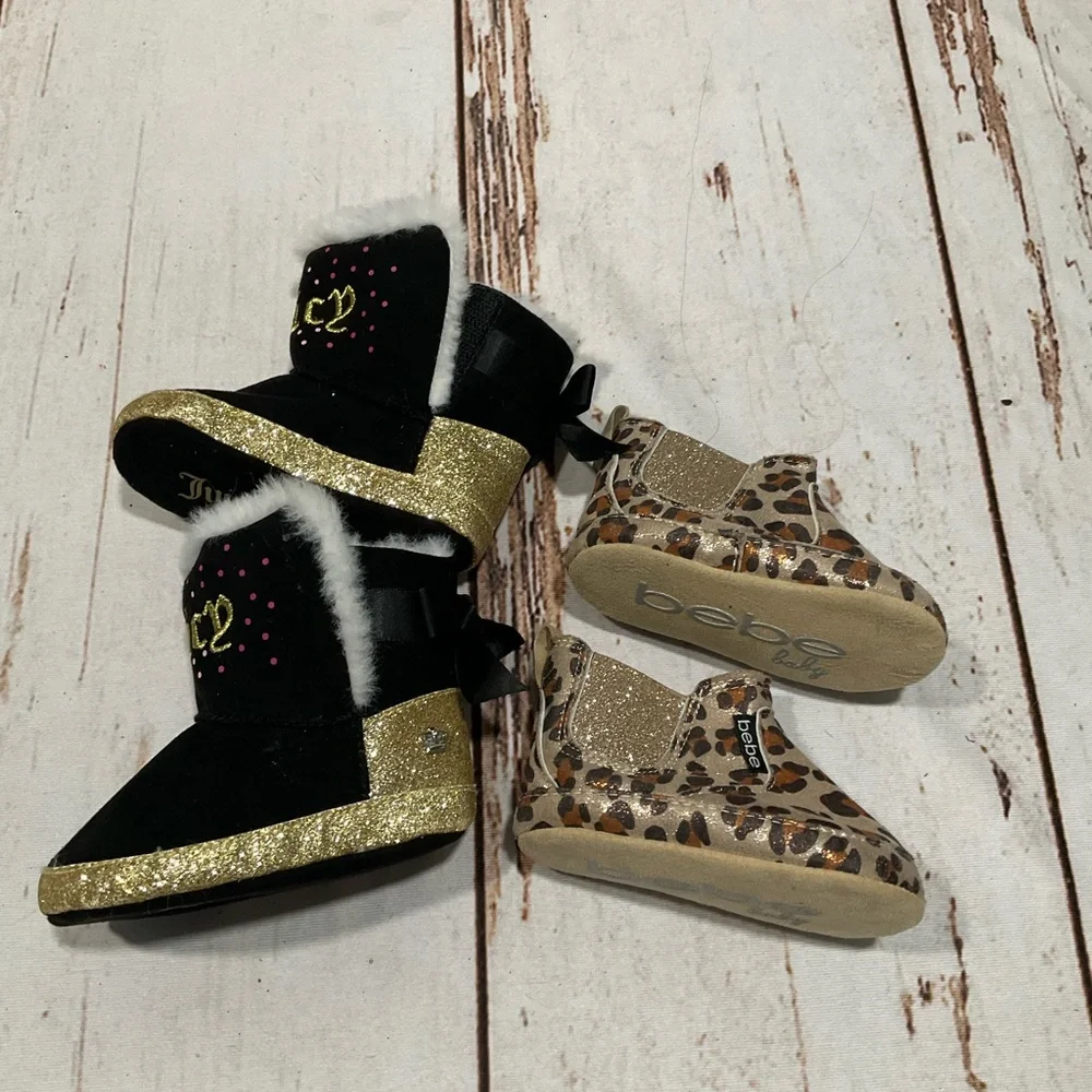 JUICY‎ COUTURE AND BEBE BOOTIES